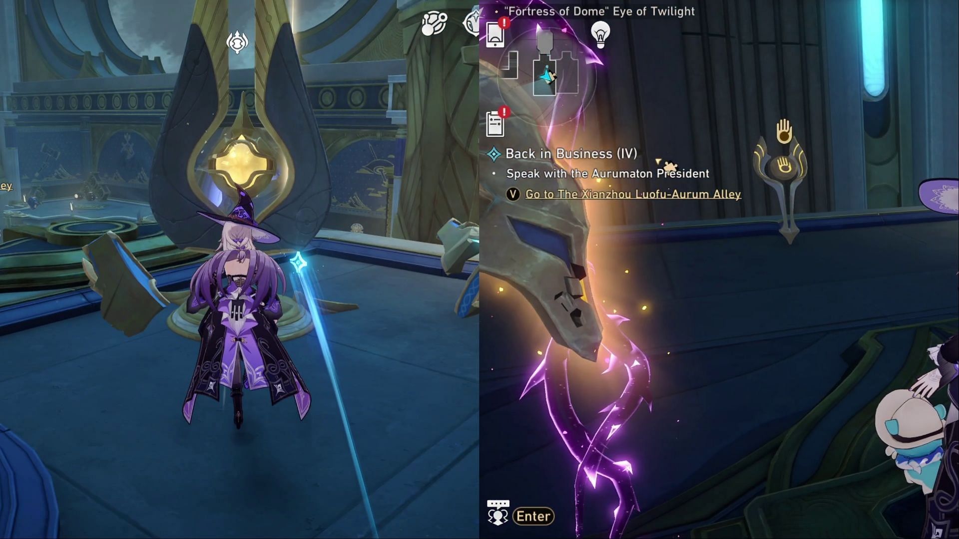Finding the second Golden Scapegoat puzzle (Image via HoYoverse)